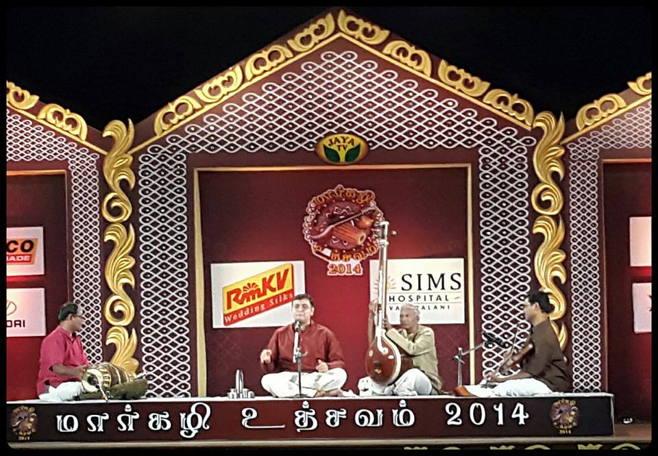 T.N.S. Krishna for Jaya TV Margazhi&nbsp;Utsavam